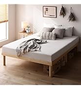 Amazon｜RASIK ベッド シングル フレームのみ ホワイト ロータイプ